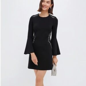 Tuckernuck Black Embellished Farrow Dress